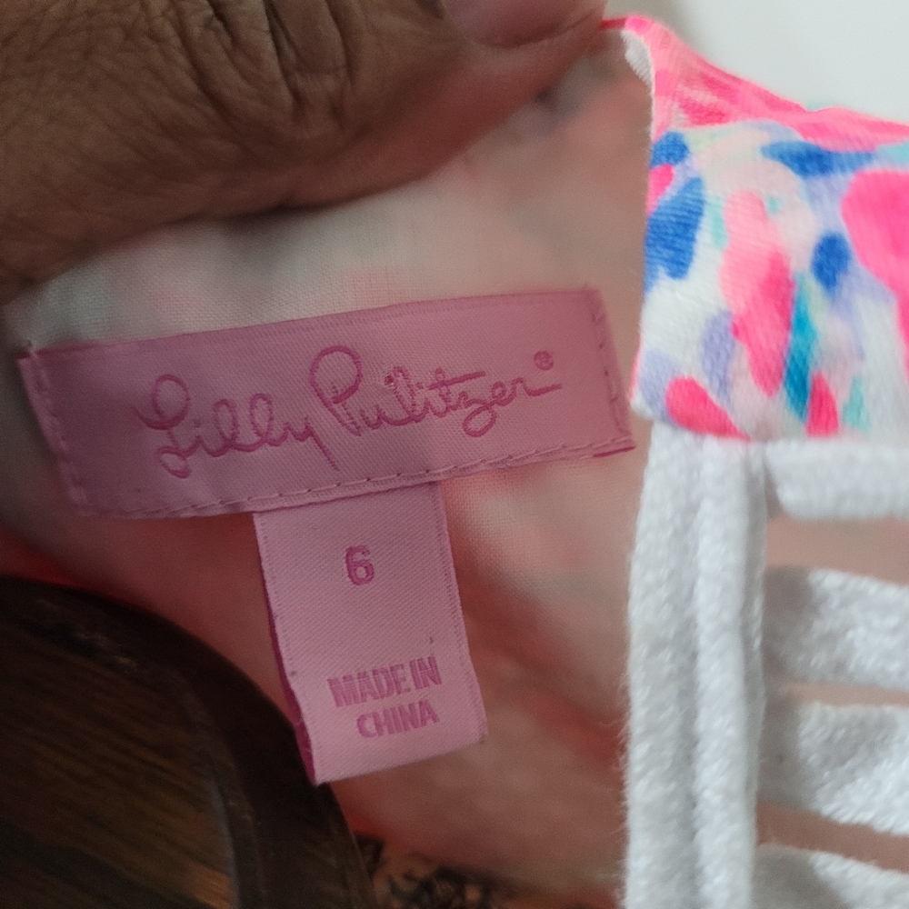 Lilly Pulitzer Tana shift dress " Never Been Betta" size 6 - Picture 10 of 10